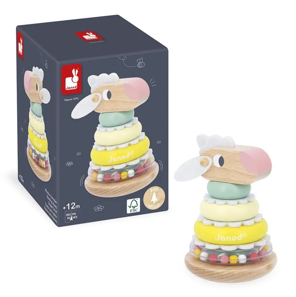 Culbuto empilable en bois mouton zigolos