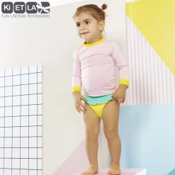 Culotte anti-uv annette 18mois jaune/vert