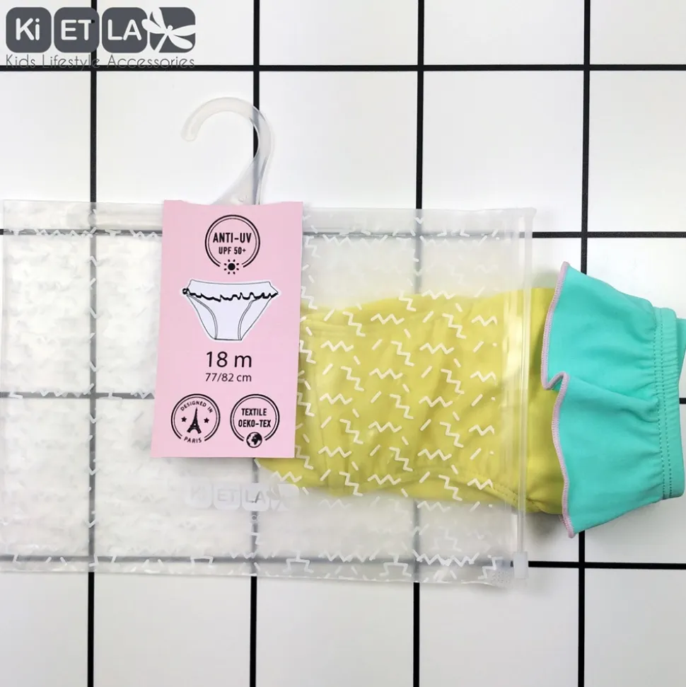 Culotte anti-uv annette 12 mois jaune/vert