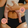 Culotte post partum et menstruelle flowly black l/xl/xxl