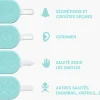 Curette bébé 3-en-1 nez, ongles et oreilles
