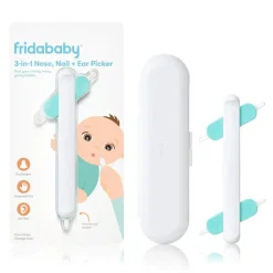 Curette bébé 3-en-1 nez, ongles et oreilles