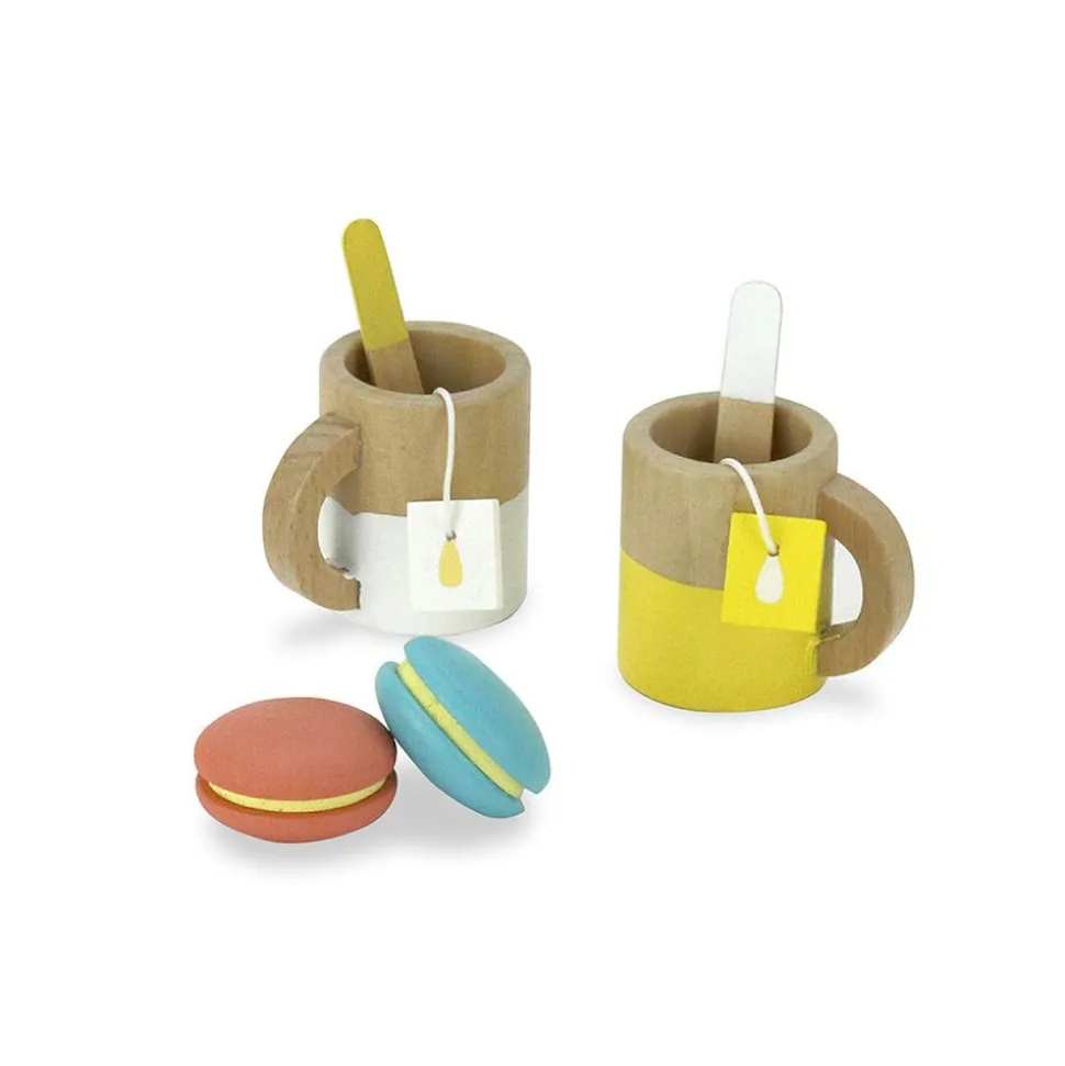 Dinette en bois pour enfant service à thé