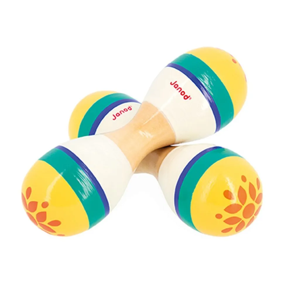 Double maracas pour enfant gioia