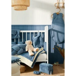 Doudou anneau de dentition pierre bleue