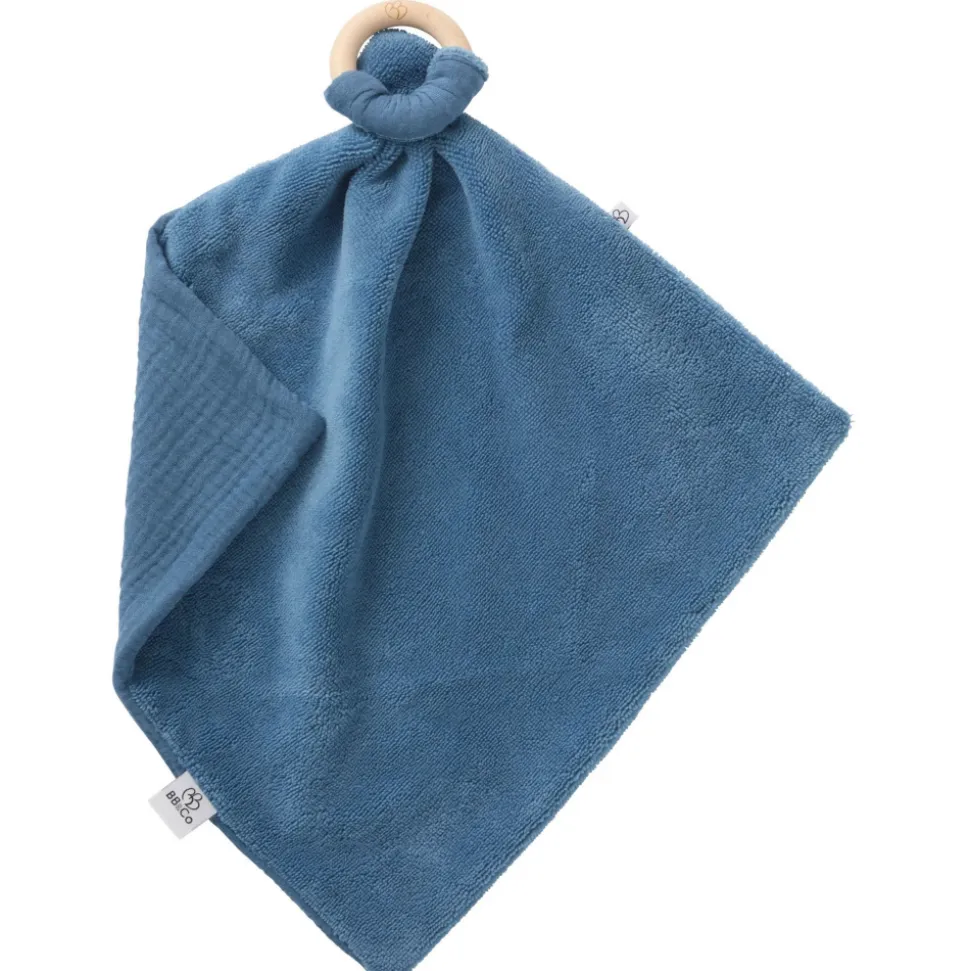 Doudou anneau de dentition pierre bleue