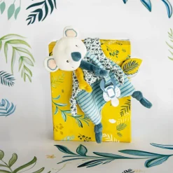 Doudou attache-sucette yoca le koala
