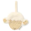 Doudou attache-tétine en gaze de coton - mouton