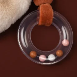 Doudou avec hochet 18 cm mina la renarde