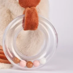 Doudou avec hochet 18 cm mina la renarde