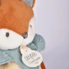 Doudou avec hochet 18 cm timo le renard