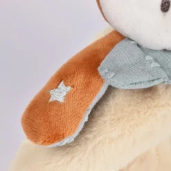 Doudou avec hochet 18 cm timo le renard