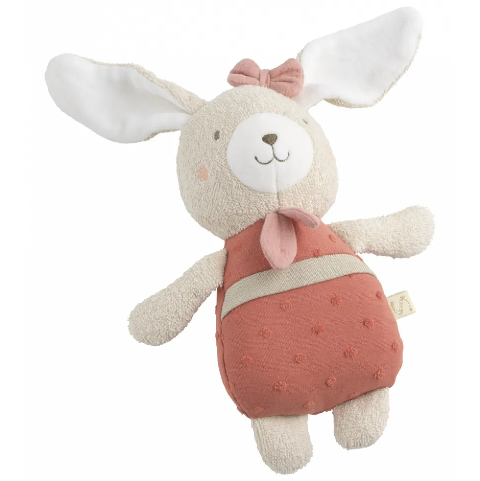 Doudou bébé petit coeur