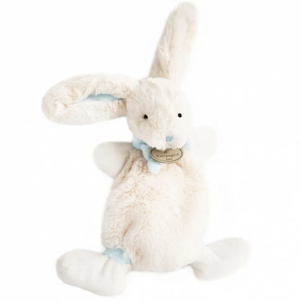 Doudou bleu lapin bonbon