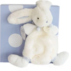 Doudou bleu lapin bonbon