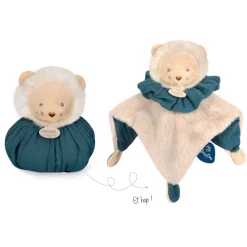Doudou boule lion 3 en 1