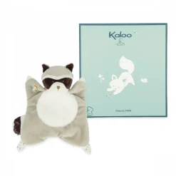 Doudou carré raton laveur gaston