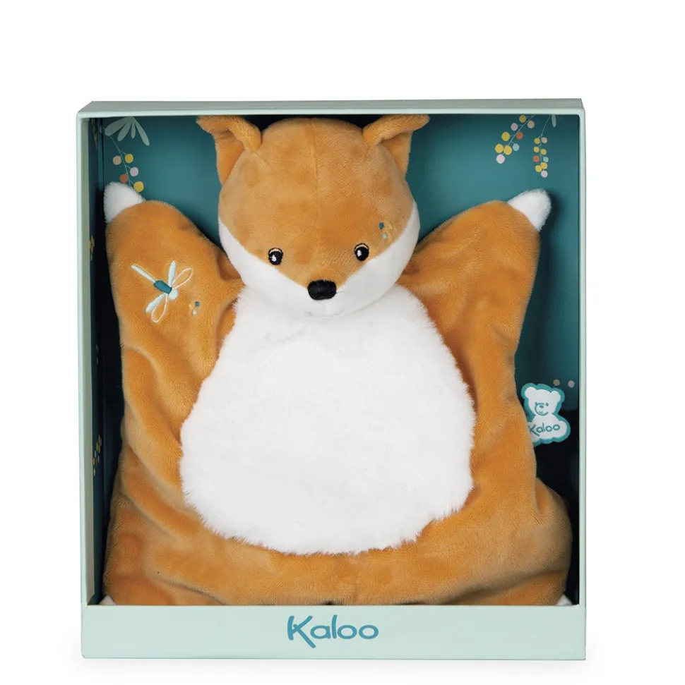Doudou carré renard leonard