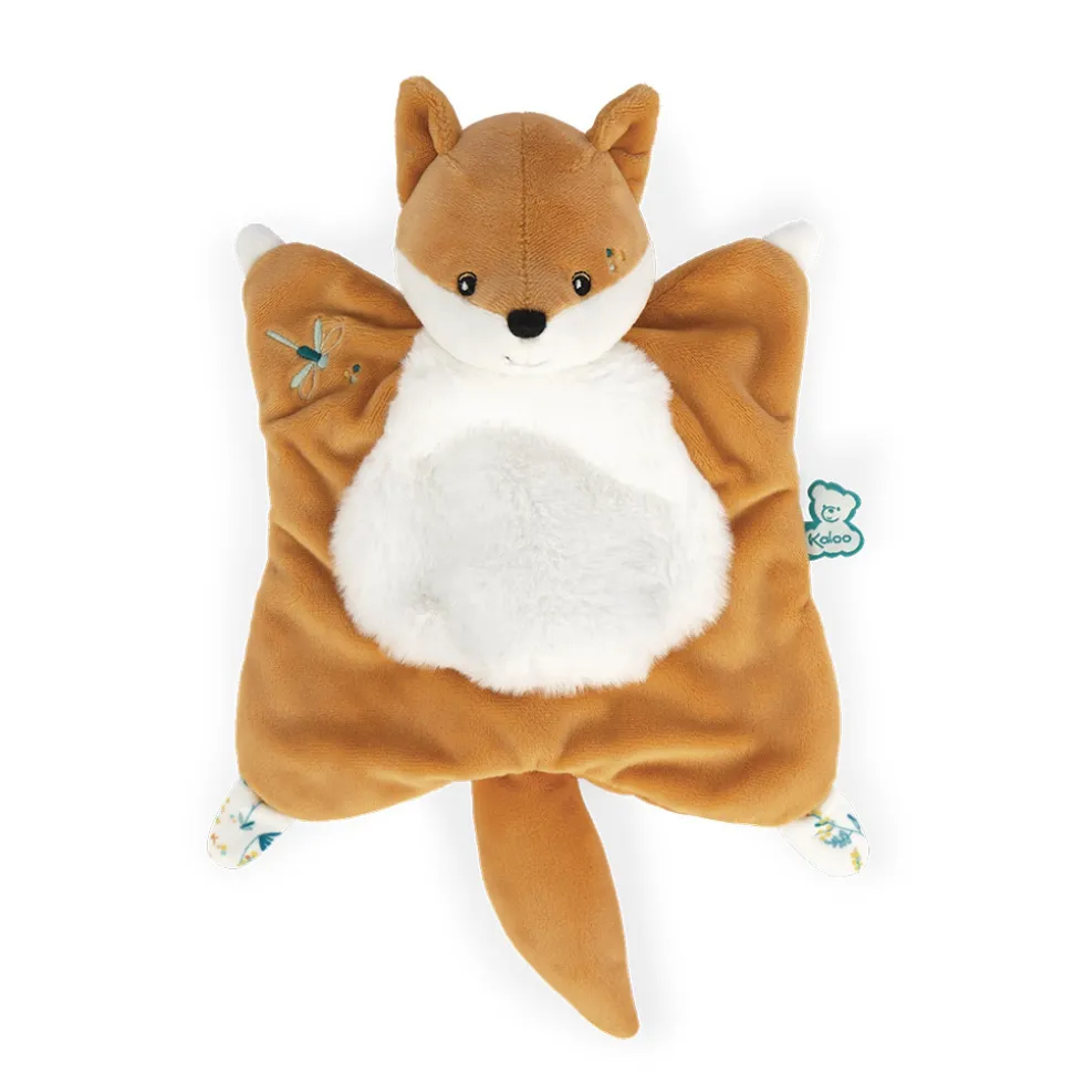Doudou carré renard leonard