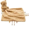 Doudou câlin ours teddy bouclette caramel