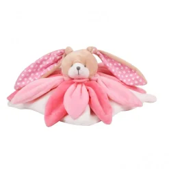 Doudou collector lapin rose