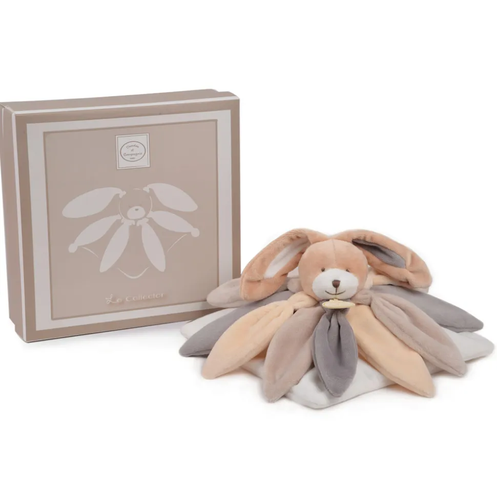 Doudou collector lapin taupe