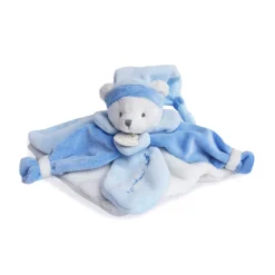 Doudou collector ours bleu