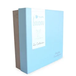 Doudou collector ours bleu