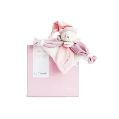 Doudou collector ours rose