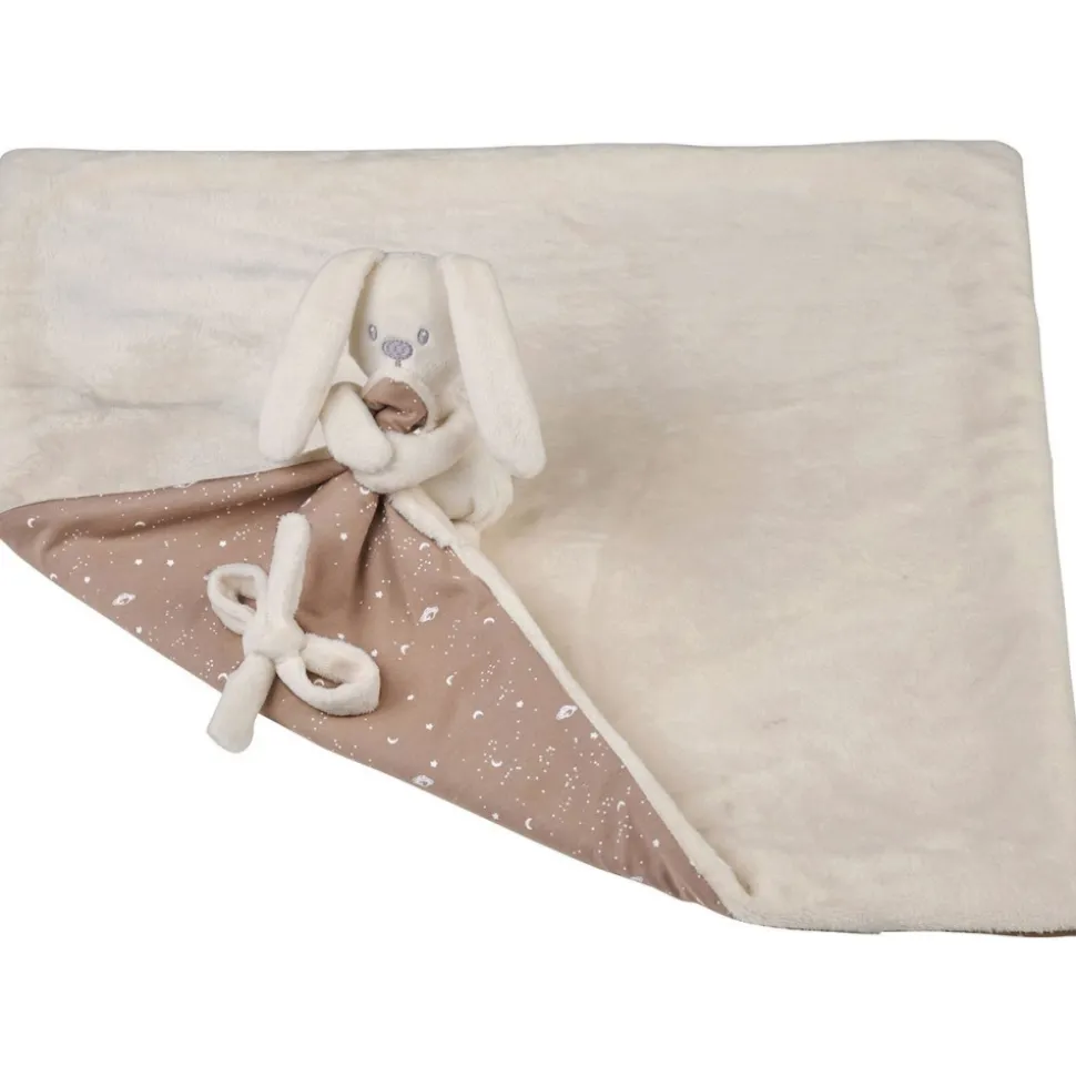 Doudou couverture phosphorescent glow in the dark sable