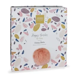 Doudou happy boho pompon terracotta