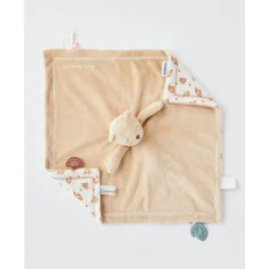 Doudou kendi jour&nuit à tête réversible véloudoux beige
