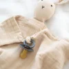 Doudou lange lapin beige clair