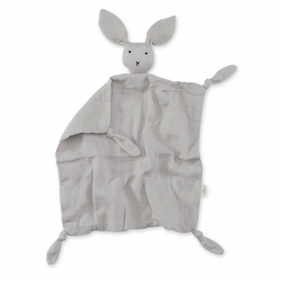 Doudou lange lapin gris plum