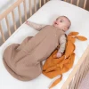 Doudou lange lapin orange