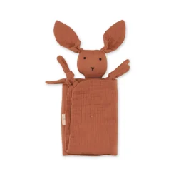 Doudou lange lapin terracotta