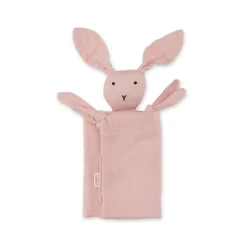 Doudou lange lapin vieux rose