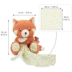Doudou lange panda roux
