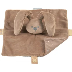 Doudou lapidou phosphorescent glow avec motif imprimé moka 27 cm