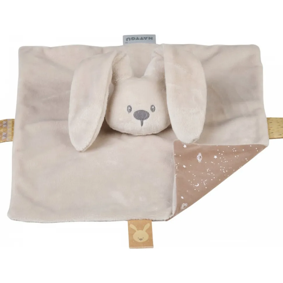 Doudou lapidou phosphorescent glow avec motif imprimé sable