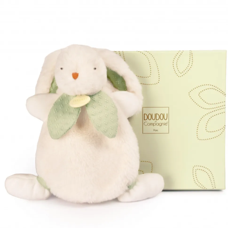 Doudou lapin bonbon 25 cm sauge