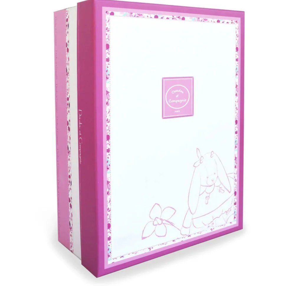 Doudou lapin cerise