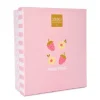 Doudou lapin 25 cm vanille fraise