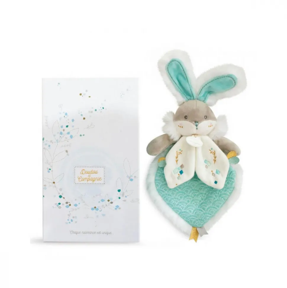 Doudou lapin de sucre amande