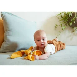 Doudou lapin lapinoo ocre