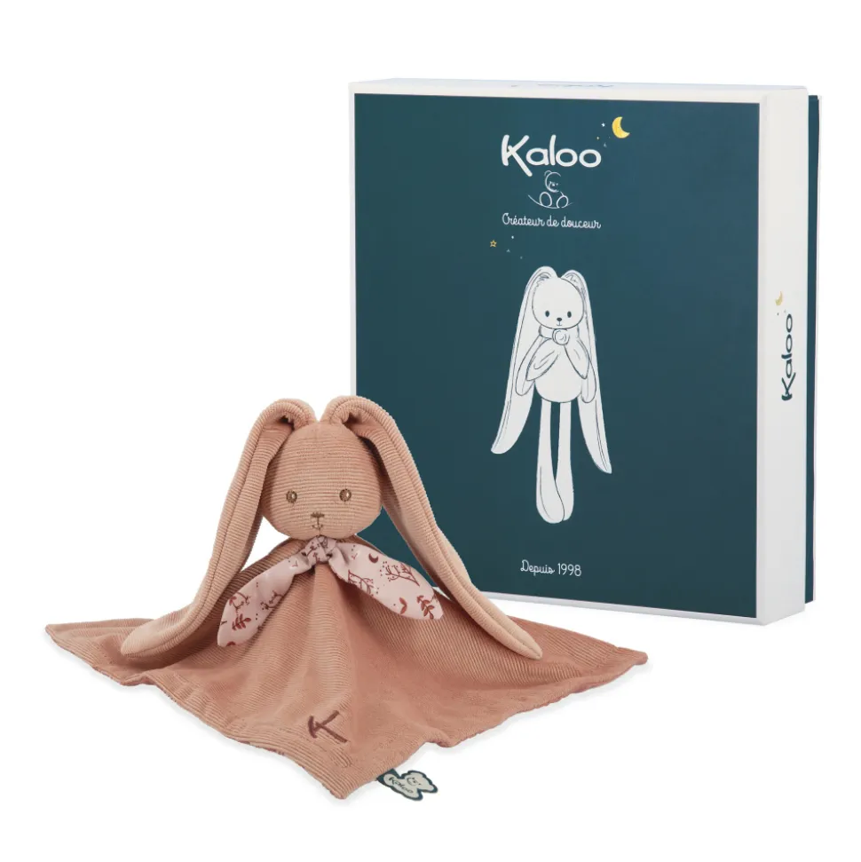 Doudou lapin lapinoo terracotta