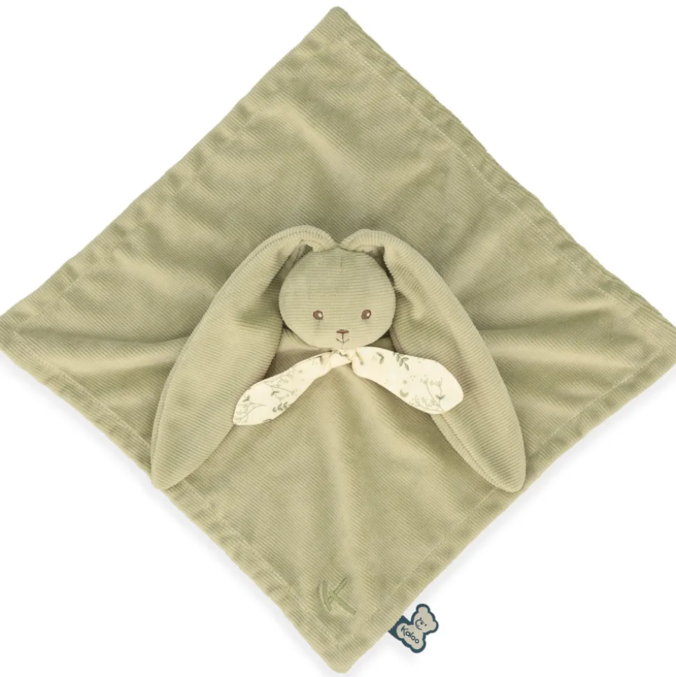 Doudou lapin lapinoo vert