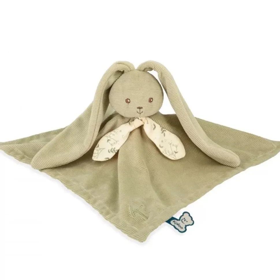 Doudou lapin lapinoo vert