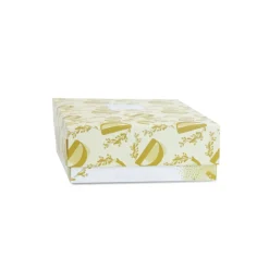 Doudou lapin mouchoir 10 cm ocre