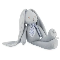 Doudou lapinoo 35 cm bleu